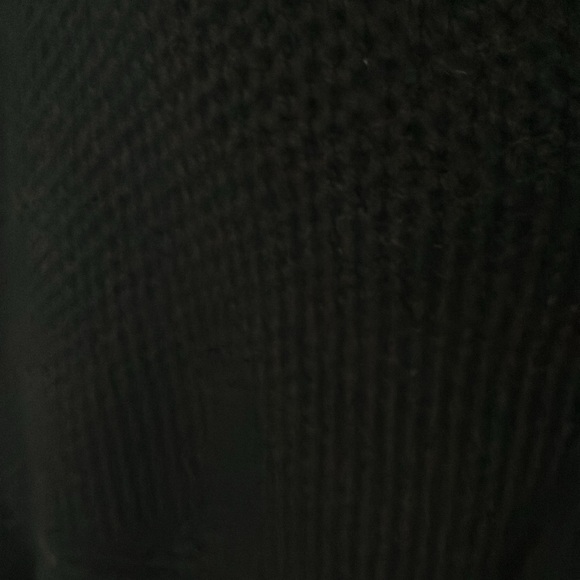 Banana Republic: Black Button collared Knit Sweater- Cotton Blend- L - Picture 8 of 14